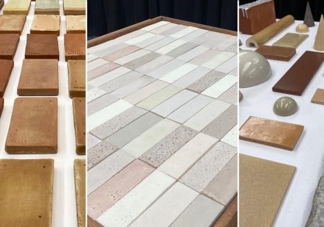 Duurzaam keramiek op de Material District beurs