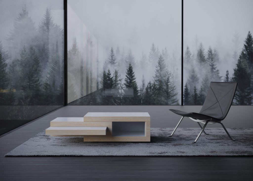 Stilst minimalistisch interieur