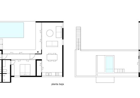 plattegronden huis in tulum. mexico