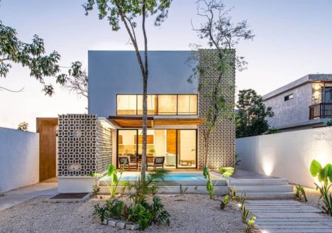 architectuur huis in Tulum