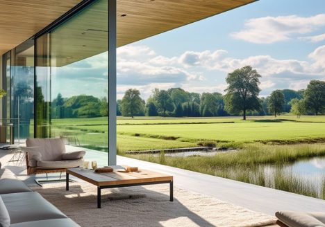 moderne villa in de Hollandse polder